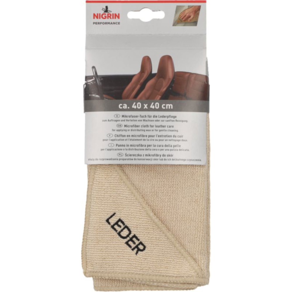 PERFORMANCE Mikrofaser-Tuch Leder 40 x 40cm