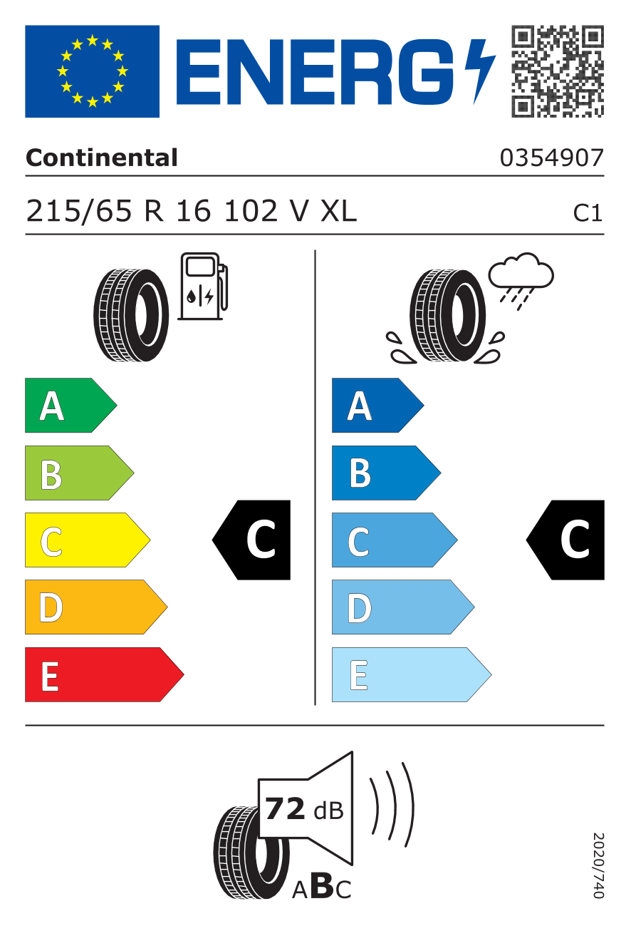 4X4 Contact XL DOT22 215/65R16 102V