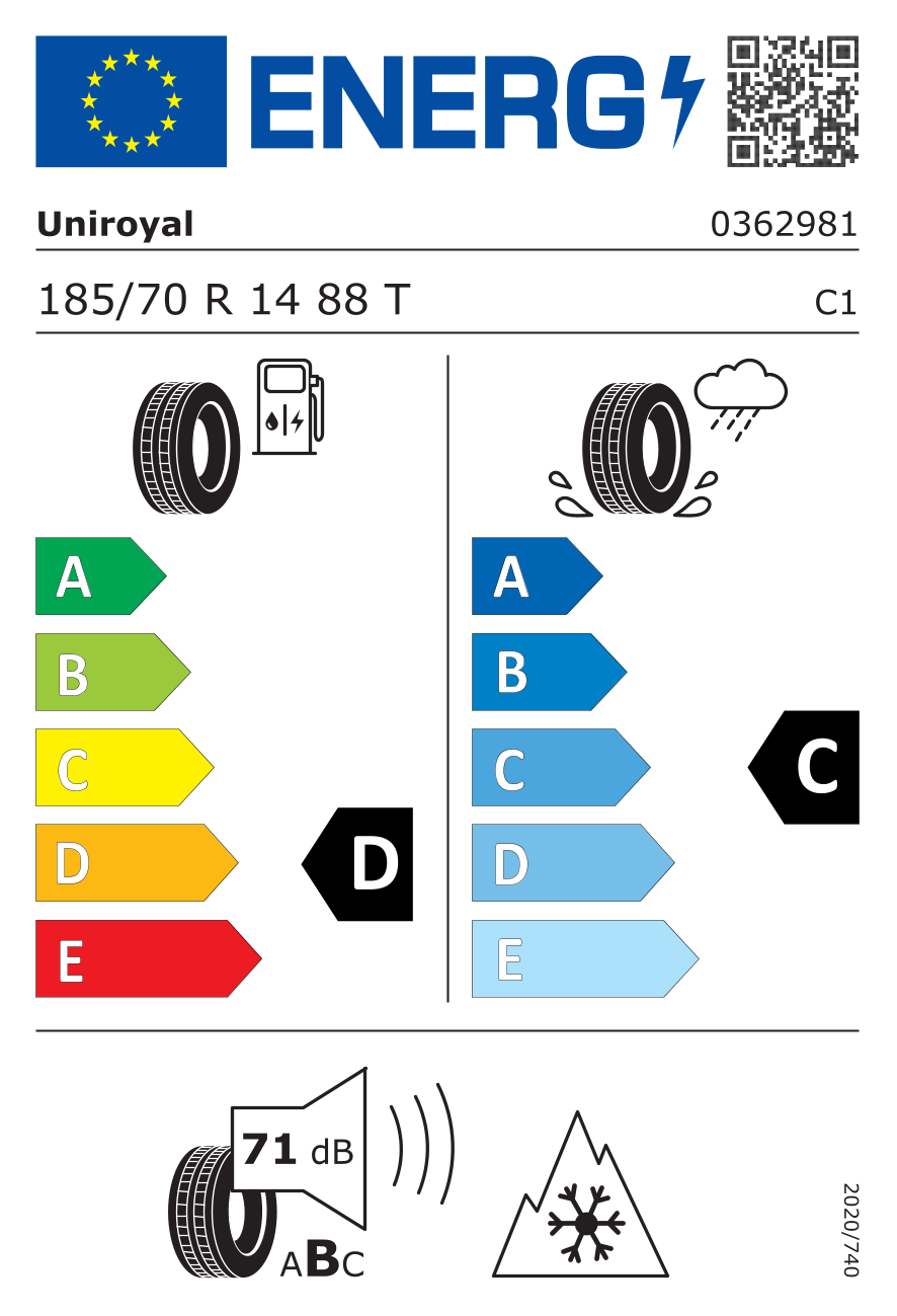 Allseasonexpert 2 3PMSF DOT22 185/70 R14 88T