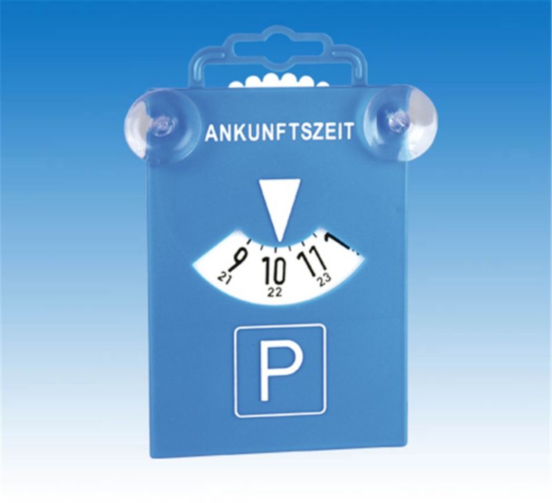 Parkscheibe mit Sauger