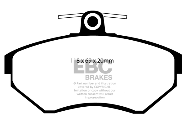 Bremsbelag-Satz Blackstuff DP1113