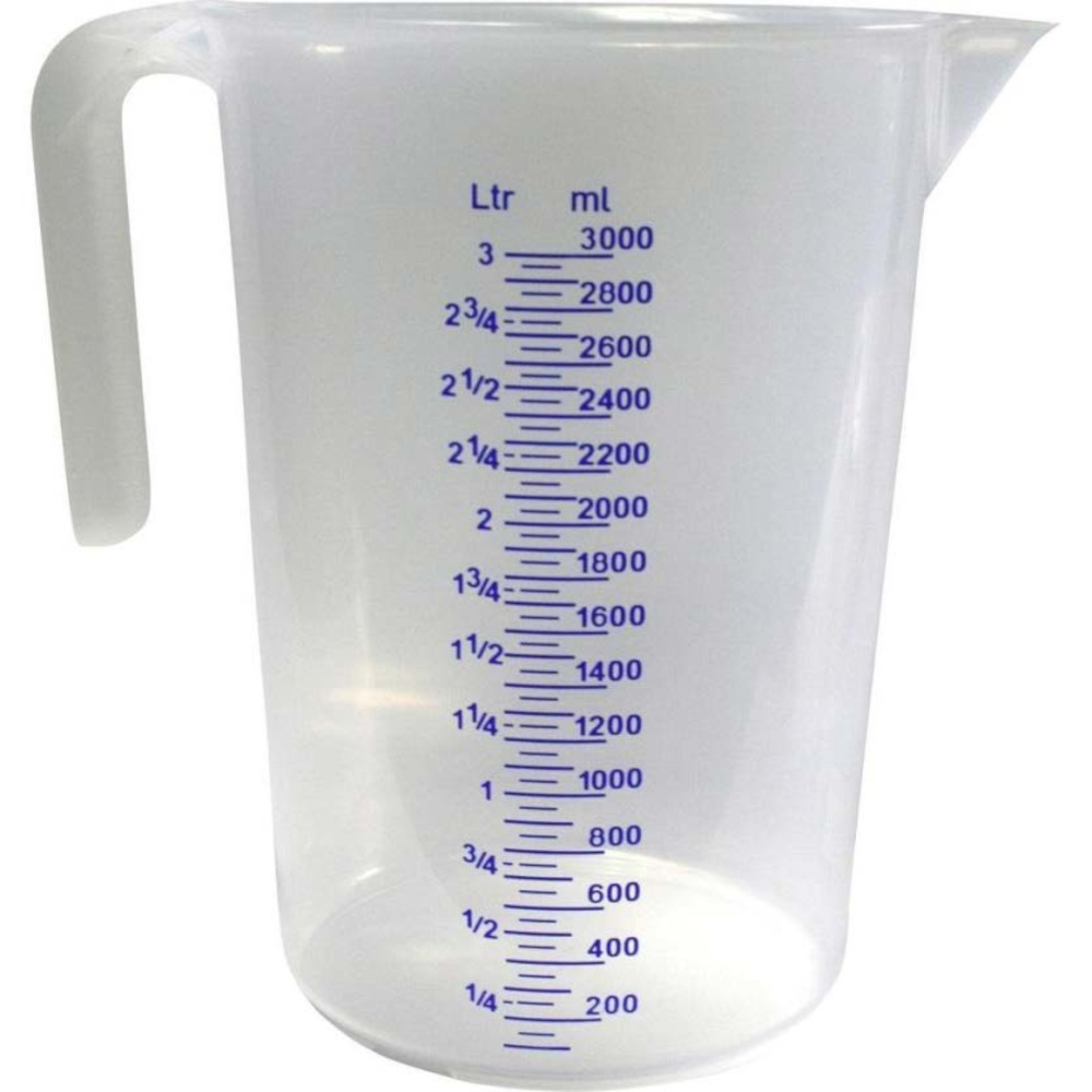 Messbecher mit 2 Skalen 1 Liter 