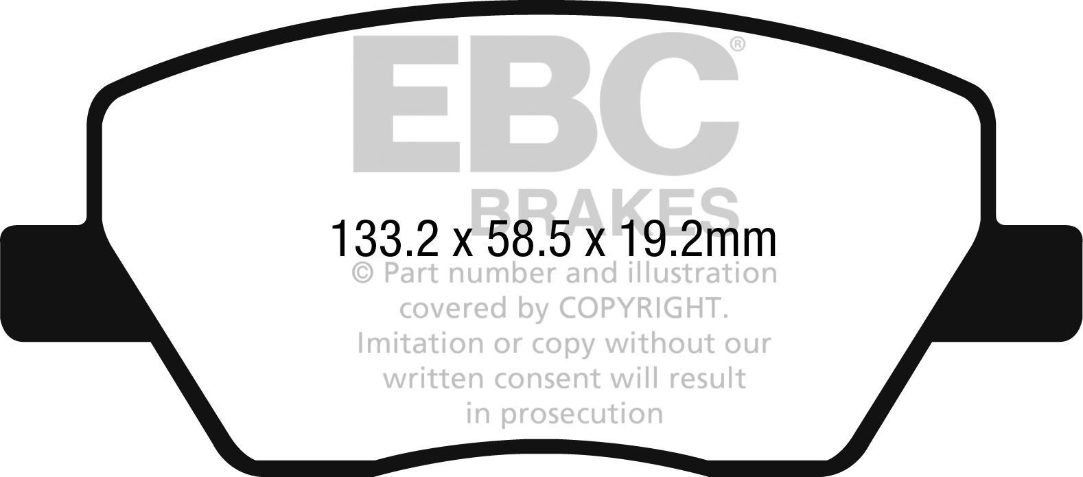Bremsbeläge vorne DPX2276 Blackstuff Fiat