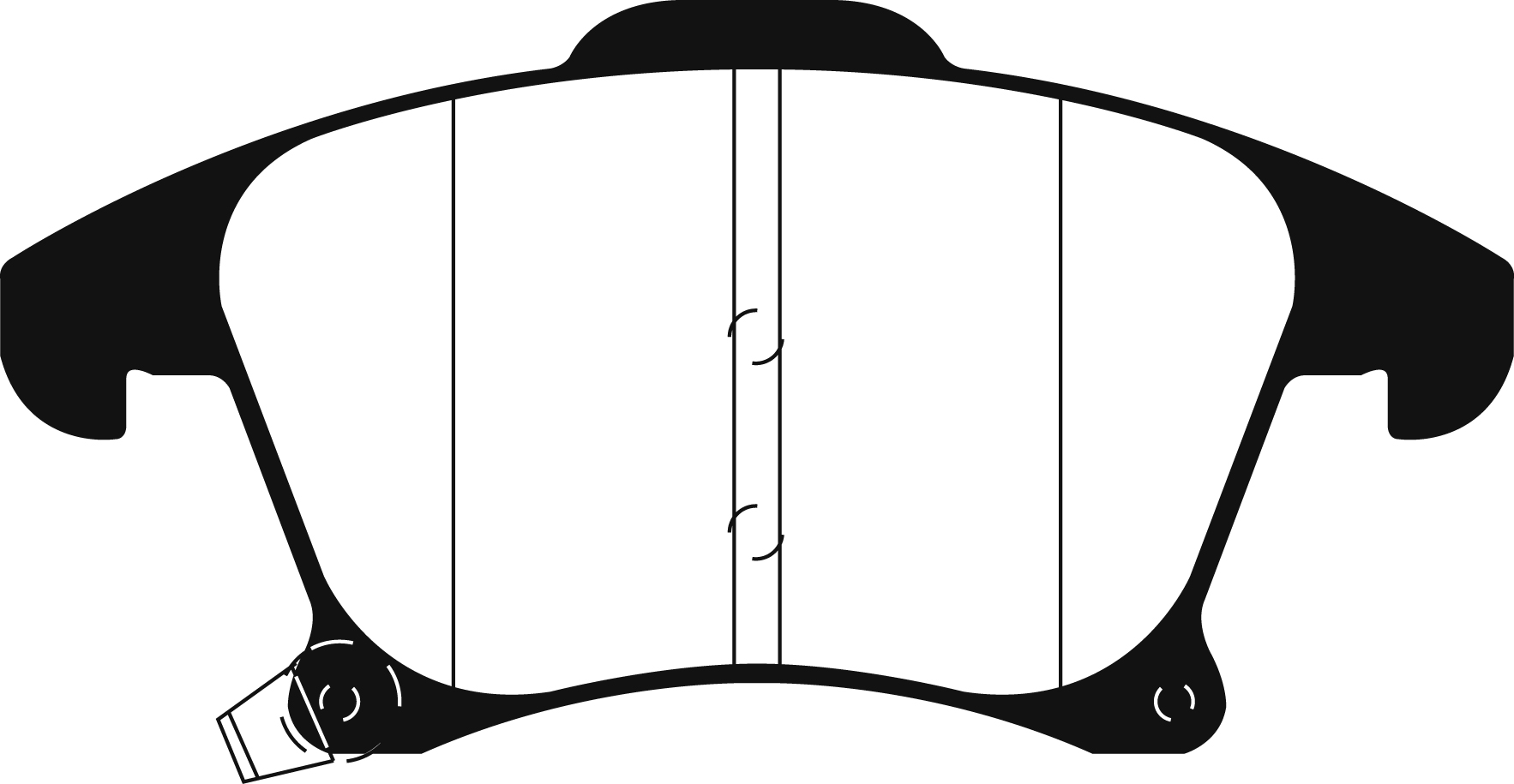Bremsbeläge vorne DPX2269 Blackstuff Ford