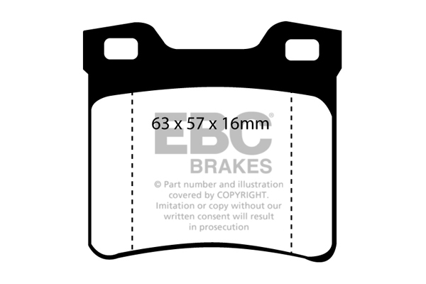 Bremsbelag-Satz Blackstuff DP1048