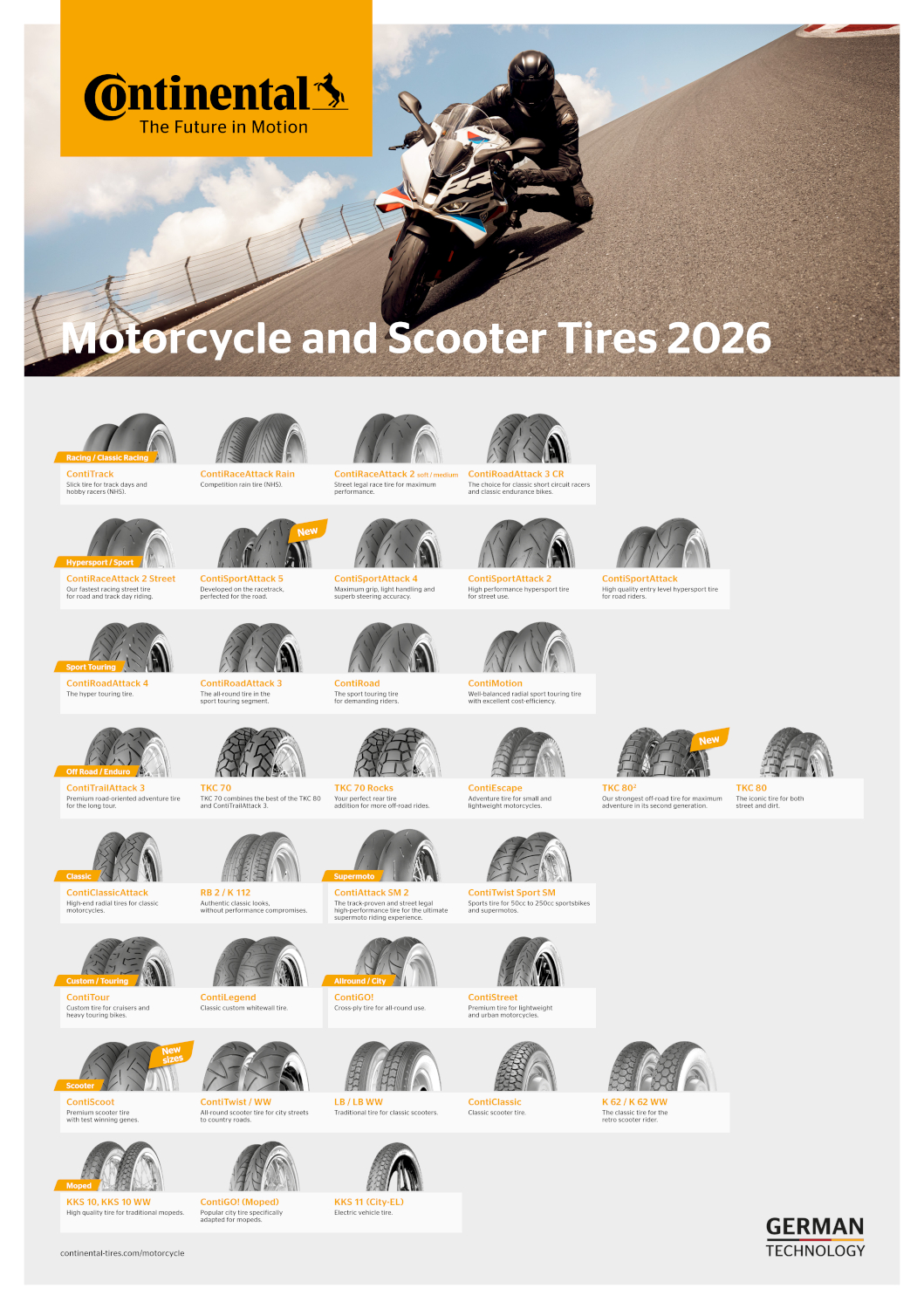 ContiClassicAttack 100/90 R19 57V