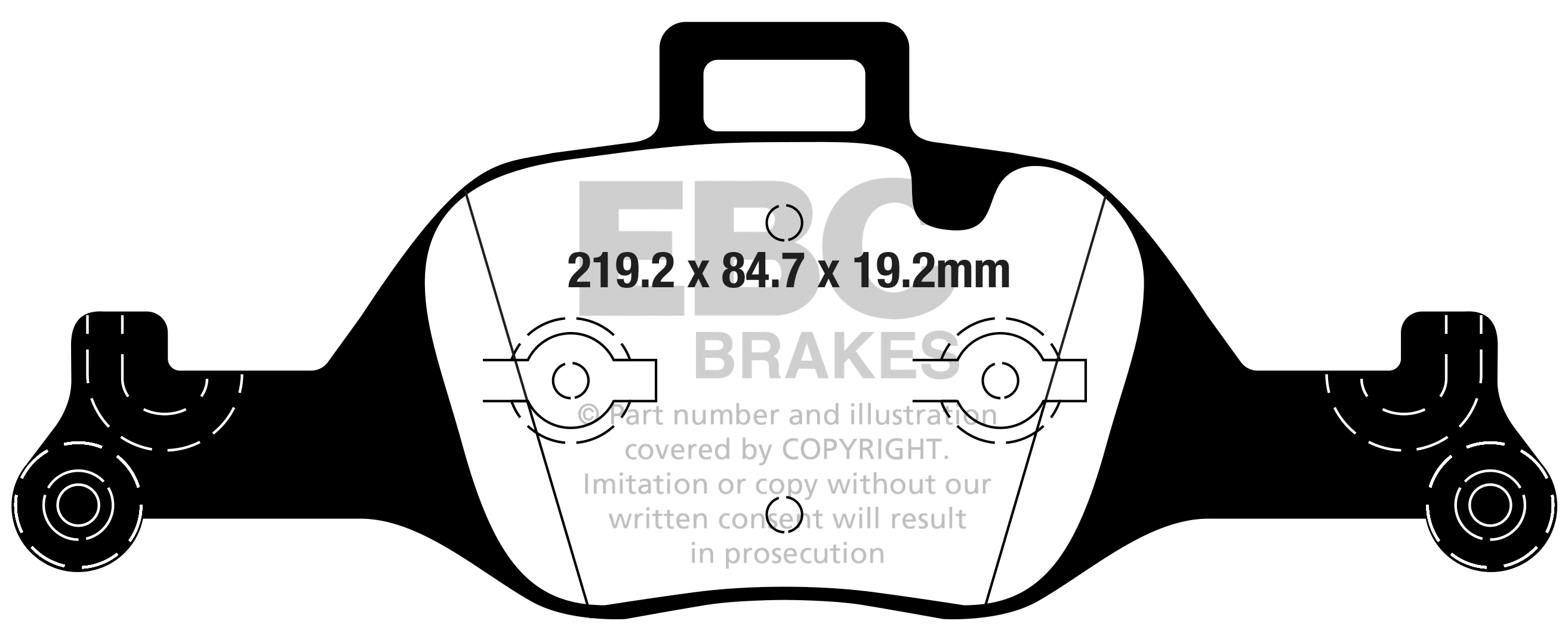Bremsbeläge vorne DPX2289 Blackstuff BMW