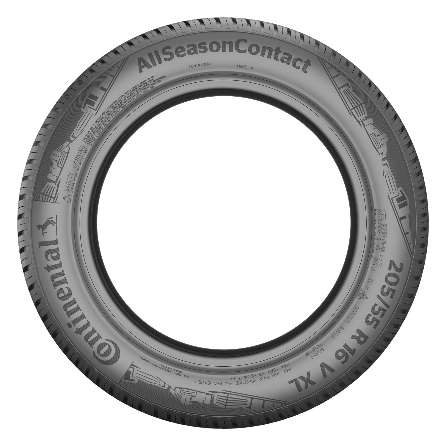AllSeasonContact (+) CONTISEAL 3PMSF DOT23 255/45R19 100T