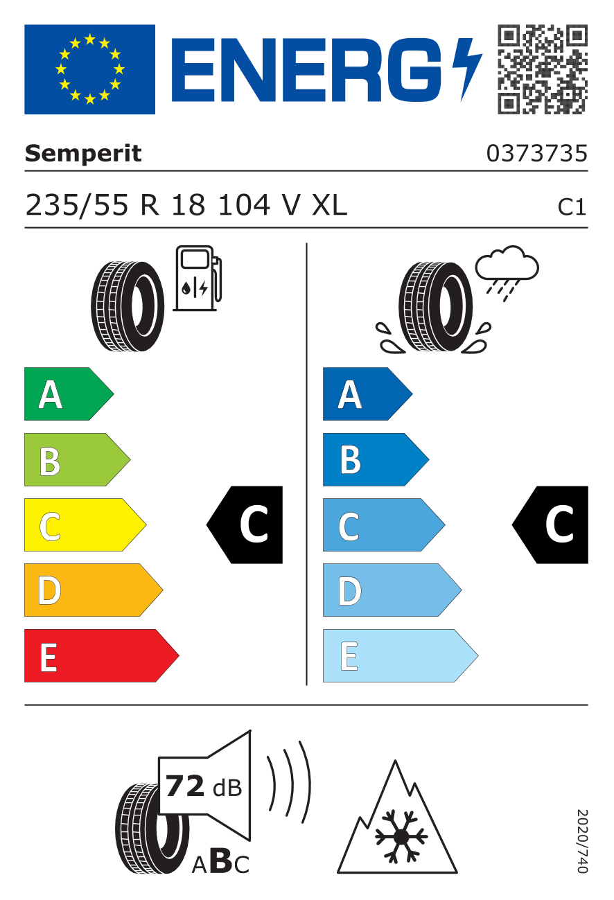 Allseason-Grip FR EVC XL 3PMSF DOT23 235/55 R18 104V