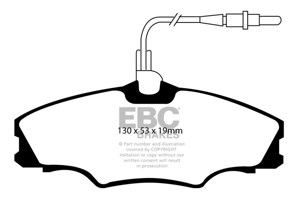 Bremsbelag-Satz Blackstuff DP1049