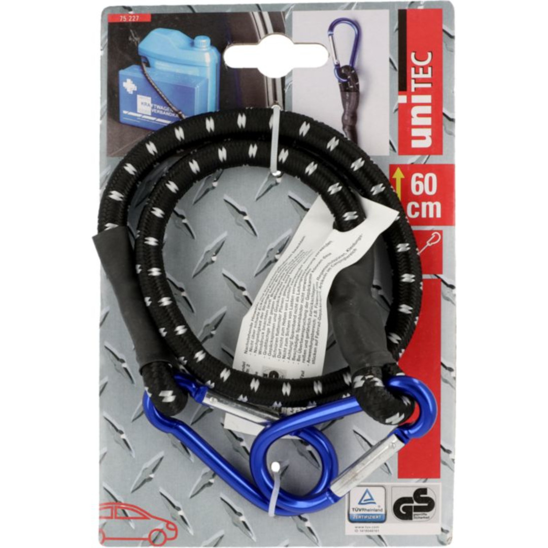 Gepäckspanner mit Karabiner 60cm
